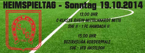 Heimspieltag ohne Punkte für den SVG