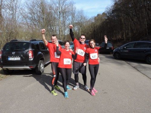 Laufgruppe des SVG beim Sommer-Biathlon in Eutingen