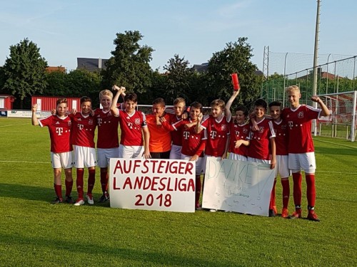 Letztes Heimspiel der D1- Jugend mit Aufstiegsfeier